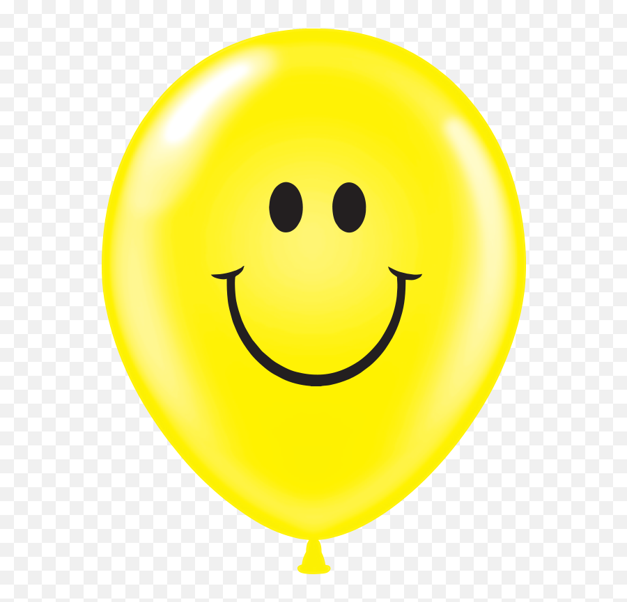 24 Tuf Tex Latex Balloon Smiley 1ct 24808 - Yellow Smiley Ballon Png,Disney Descendants Icon