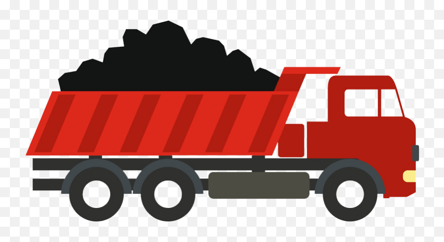 Red Dump Truck Icon Png Transparent - Dump Truck,Dumptruck Icon