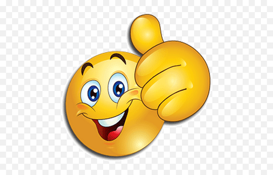 Android Emoji Png Image High Quality - Thumbs Up Happy Emoji,Emoticon Png