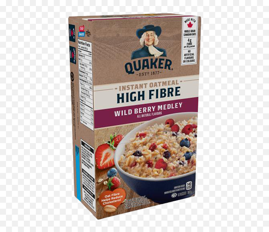 High Fibre Wild Berry Medley Instant - Quaker Oats High Protein Maple Brown Sugar Png,Oatmeal Icon