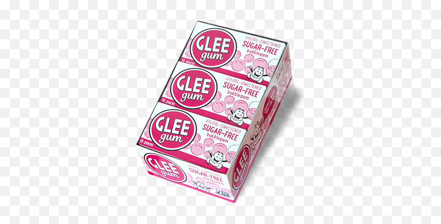 Bubblegum Sugar - Free Glee Gum Case Glee Gum Bubblegum Sugar Free Png,Bubble Gum Png
