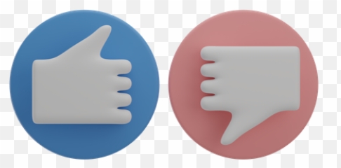 Thumbs Down Icon - Download in Line Style Horizontal png
