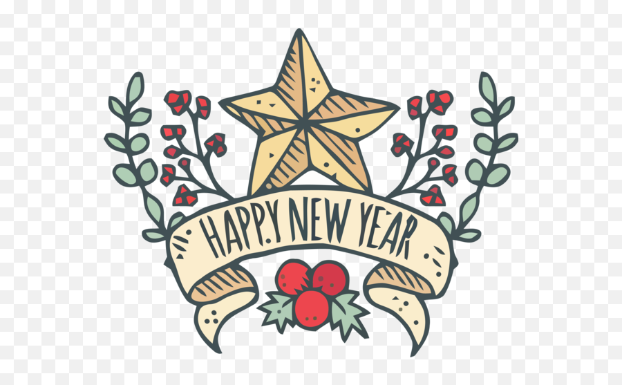 Download Free New Year Christmas Eve For Happy Destinations - Clip Art New Year Symbols Png,Happy Chinese New Year Icon