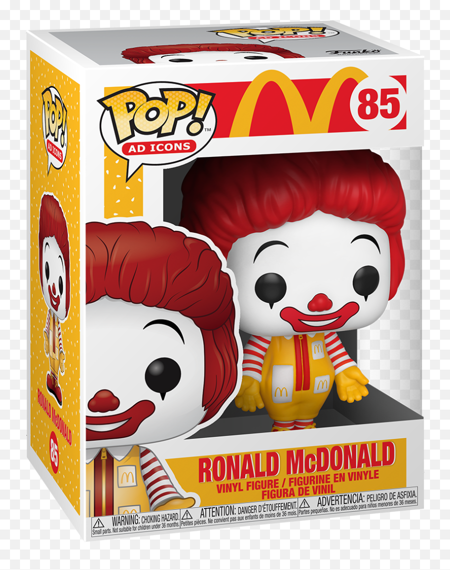 Funko Pop Ad Icons Ronald Mcdonald - Ronald Mcdonald Funko Pop Png,Tvc Icon