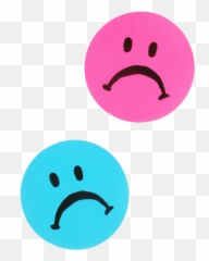 Jumbo Sad Face Sticker - Smiley png