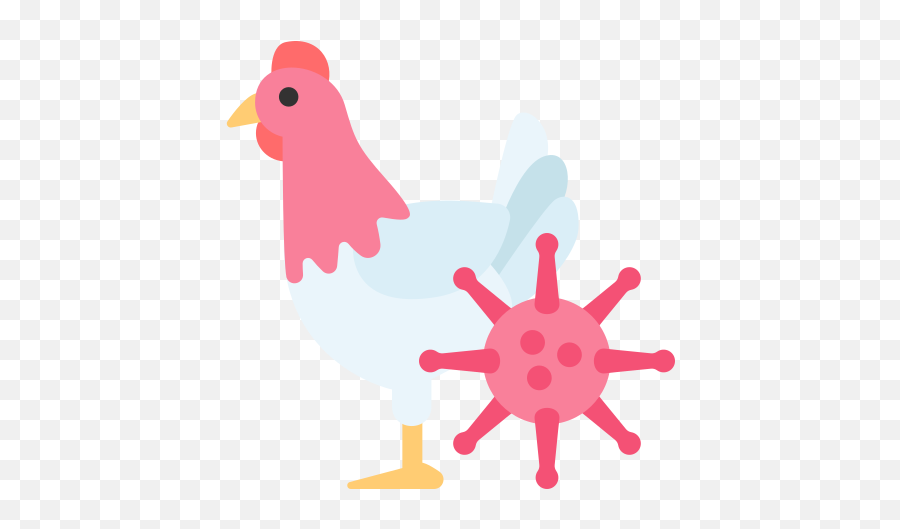 Pandemic Outbreak Coronavirus Bacteria Virus Chicken - Stars Different Png,Poultry Icon