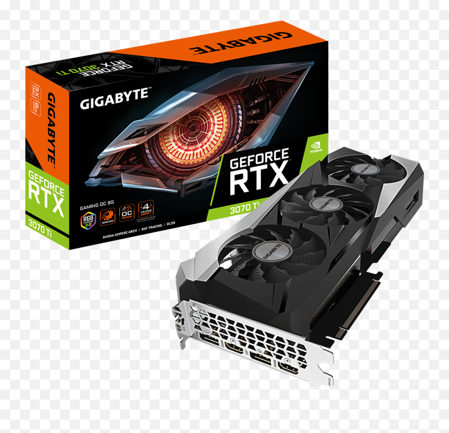 Gigabyte Gaming Geforce Rtx 3070 Ti 8gb Gddr6x Pci Express 40 Atx Video Card Gv - N307tgaming Oc8gd Gigabyte Geforce Rtx 3070 Ti Gaming Oc 8g Png,New Geforce Experience Icon