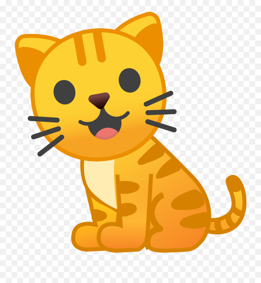 Download Cat Icon - Cat Face Emoji Android Full Size Png Cat Emoji,Cute Icon For Android