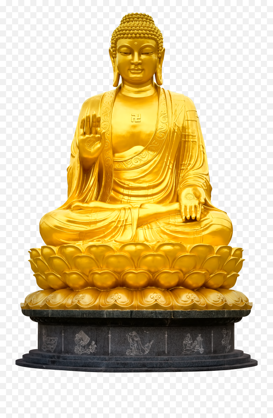 Download Buddha Statue Png Vector Stock - Buddha Png Png Golden Buddha Statue Png,Buddha Transparent