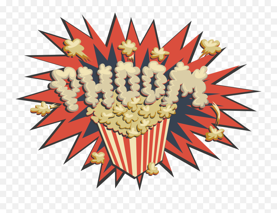 Explosion Clipart Popcorn - Blank Comic Book For Kids Book Explosive Popcorn Png,Comic Book Explosion Png