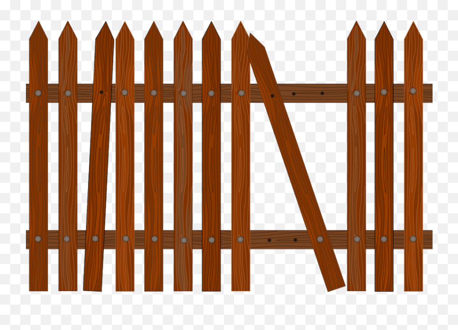 Free Transparent Png Images - Pagar Kayu Vektor,Wooden Fence Png