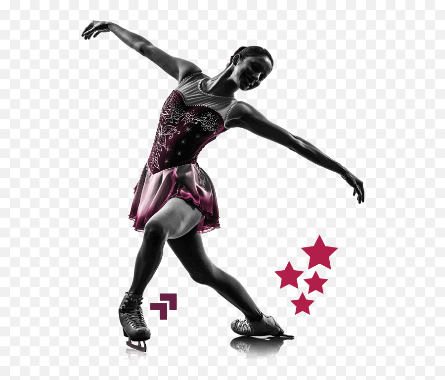 Skate Club Management Software Trusted By Canada - Artistic Female Skating Silhouette Png,Ice Skates Png