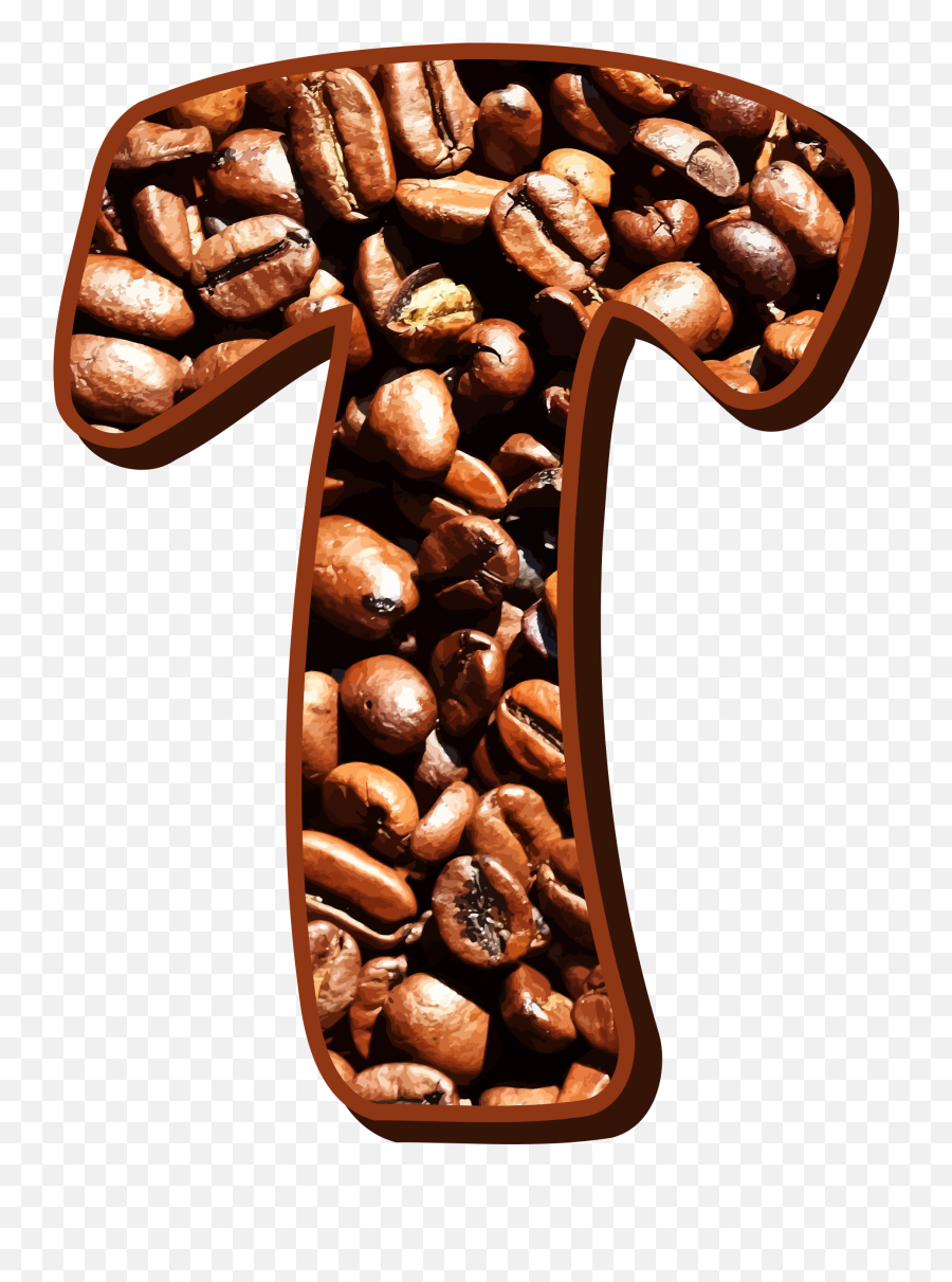 Download Hd Big Image - Coffee Beans Typography Transparent Letter S In Coffee Beans Png,Coffee Beans Transparent
