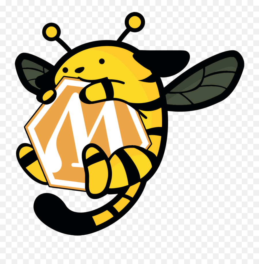 Bee Clipart Png - Bees Clipart Hexagon Clip Art 604990 Clip Art,Bees Png
