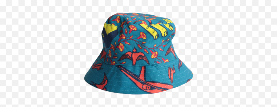 Blue Bucket Hat With Orange Planes - Baseball Cap Png,Bucket Hat Png