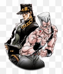 Image Result For Jotaro And Polnareff - Bizarre Adventure Png,Polnareff Png