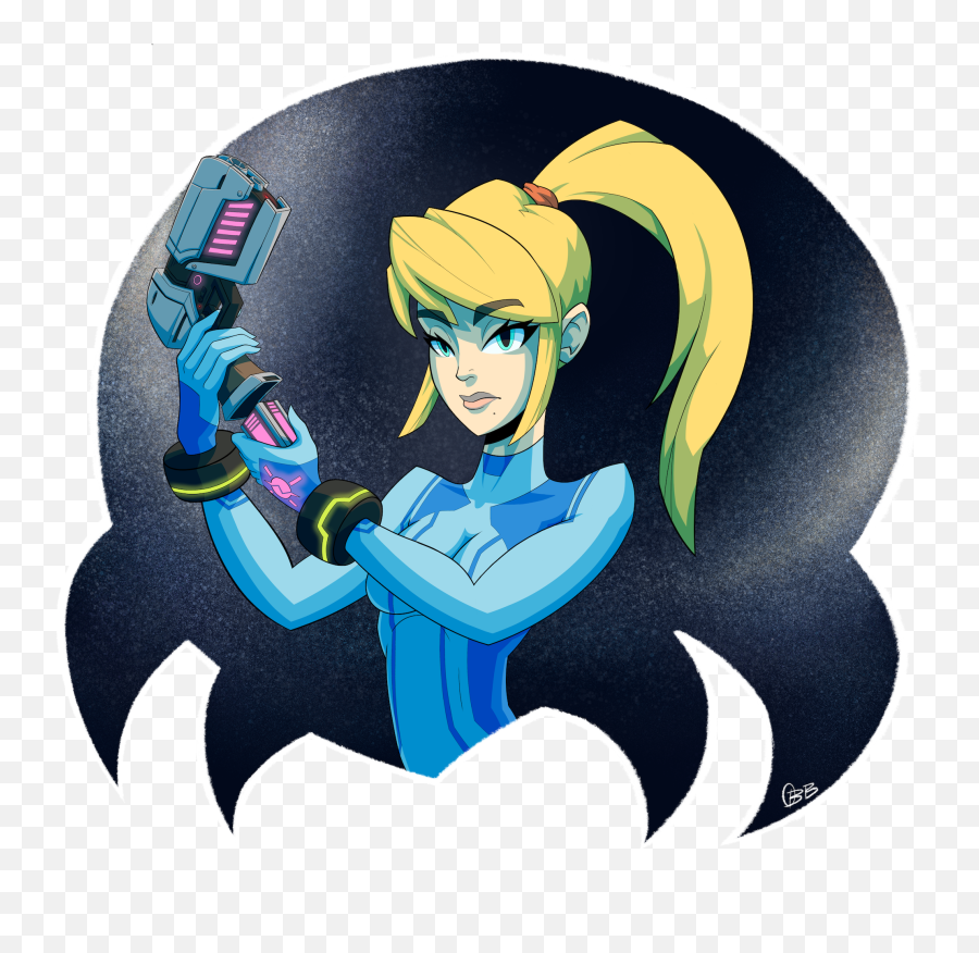 Samus Aran By Obbazaar - Cartoon Png,Samus Aran Png