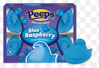 Peeps Candy Transparent Png Image - Blue