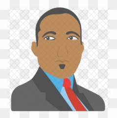 Martin Luther King Icon Of Flat Style - png