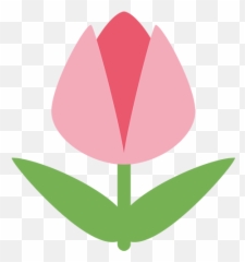Flower Icon Copy And Paste - Tulip Emoji Twitter png