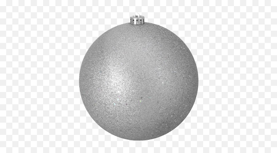 Single Silver Christmas Ball Png Image - Silver Ball Christmas Ornaments,Silver Circle Png