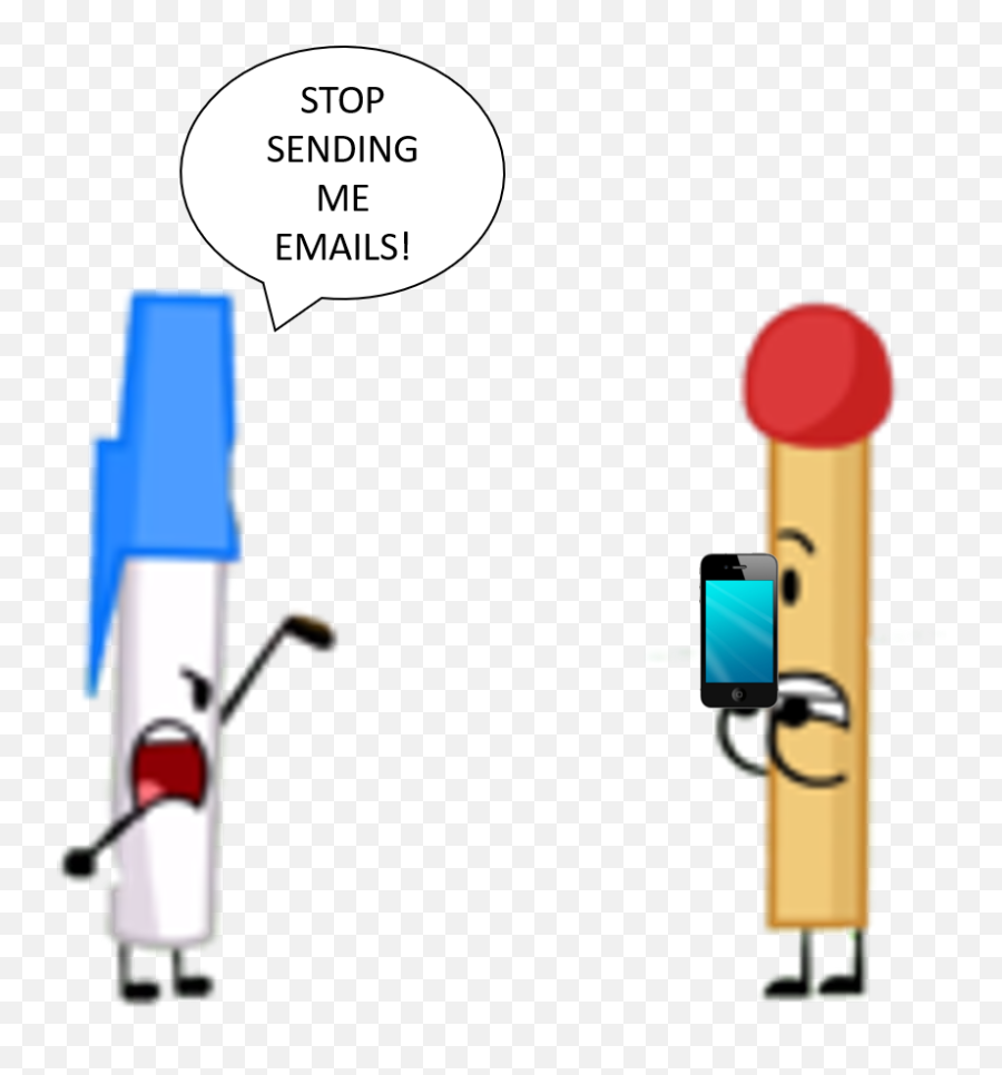 Download Pen Yelling - Bfdi Match And Pen,Yelling Png