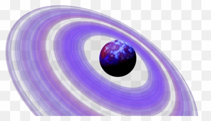 Download Purple Blue Planet Rings - Galaxy PNG Image with No Transparent