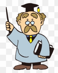 Student Teacher Cartoon Illustration - teacher png download Transparent Background Png