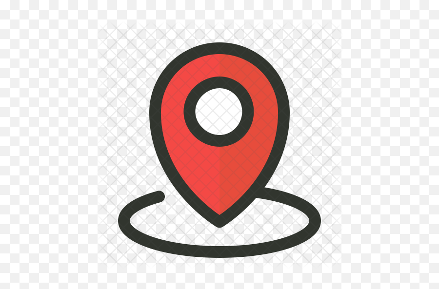 Gps Icon Of Colored Outline Style - Location Placeholder Png,Gps Png