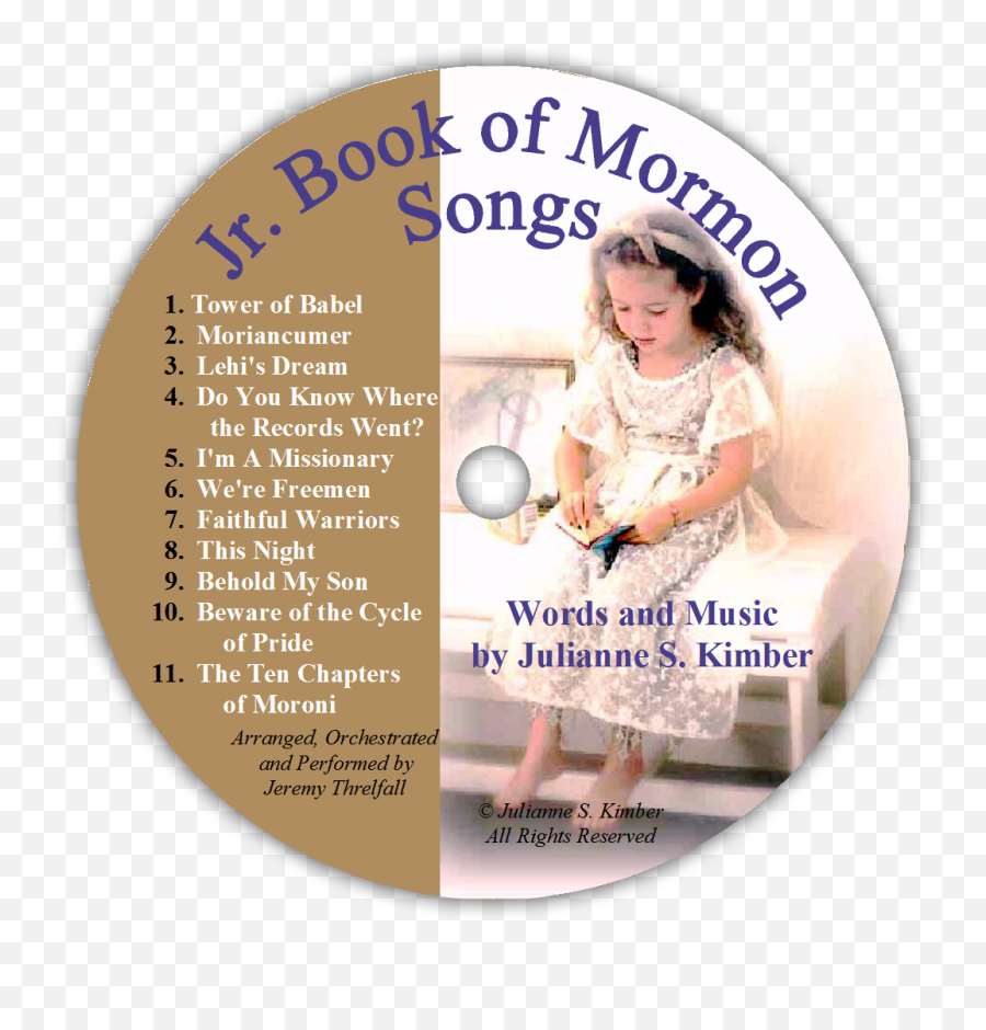 Junior Book Of Mormon Songs Cd Kimber Curriculum - Jesus Easter Png,Book Of Mormon Png