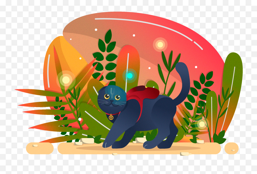 Dribbble - Catpng By Xenia Chaika Cartoon,Nyan Cat Png