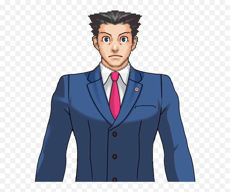 Sprites - Formal Wear Png,Phoenix Wright Png