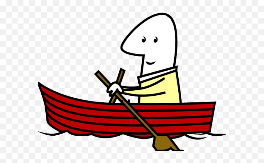 Row Boat Clipart Red - Boatman Png,Row Boat Png