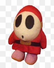 Shy Guy - Shy Guy Plush Transparent Png,Shy Guy Png