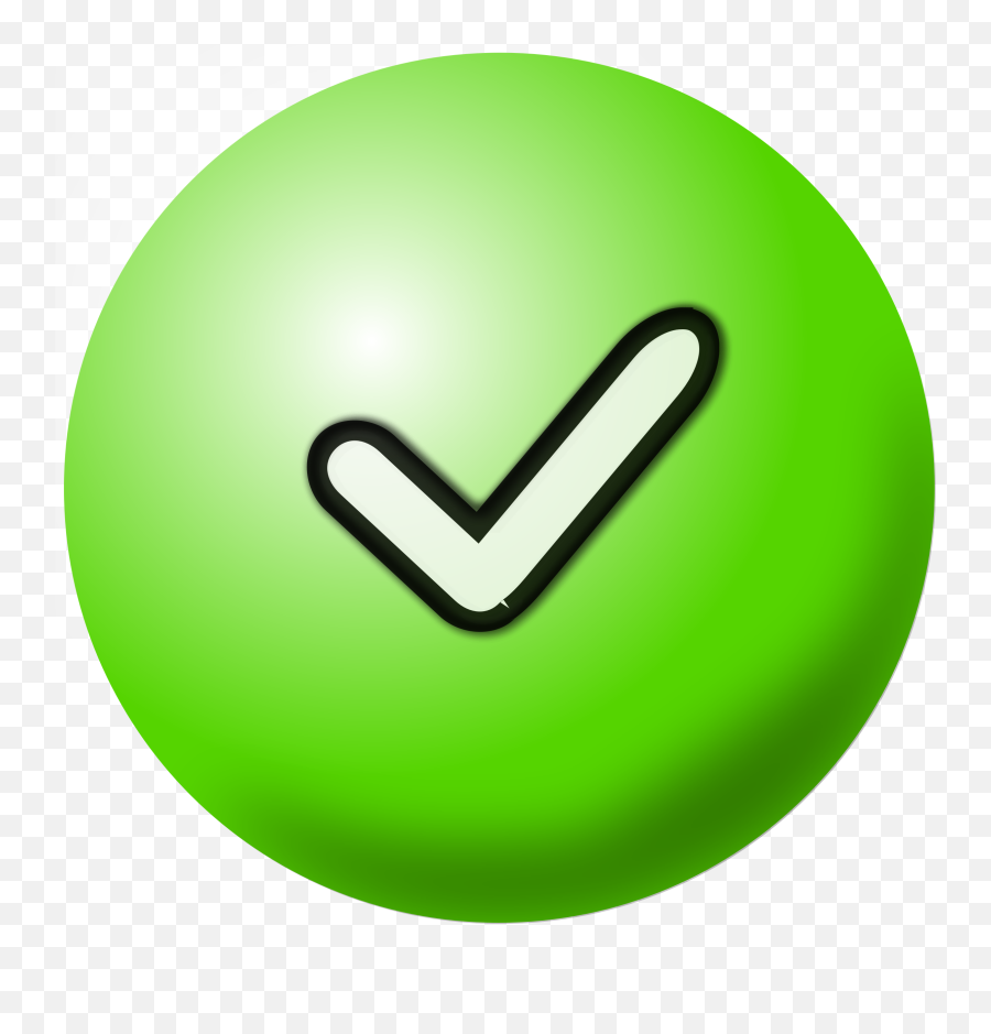 Clipart Green Check Mark Icon - Green Tick Mark Icon Png,Green Checkmark Transparent Background