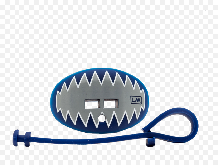 Loudmouthguards Shark Teeth Bronco Navy - Clip Art Png,Shark Teeth Png