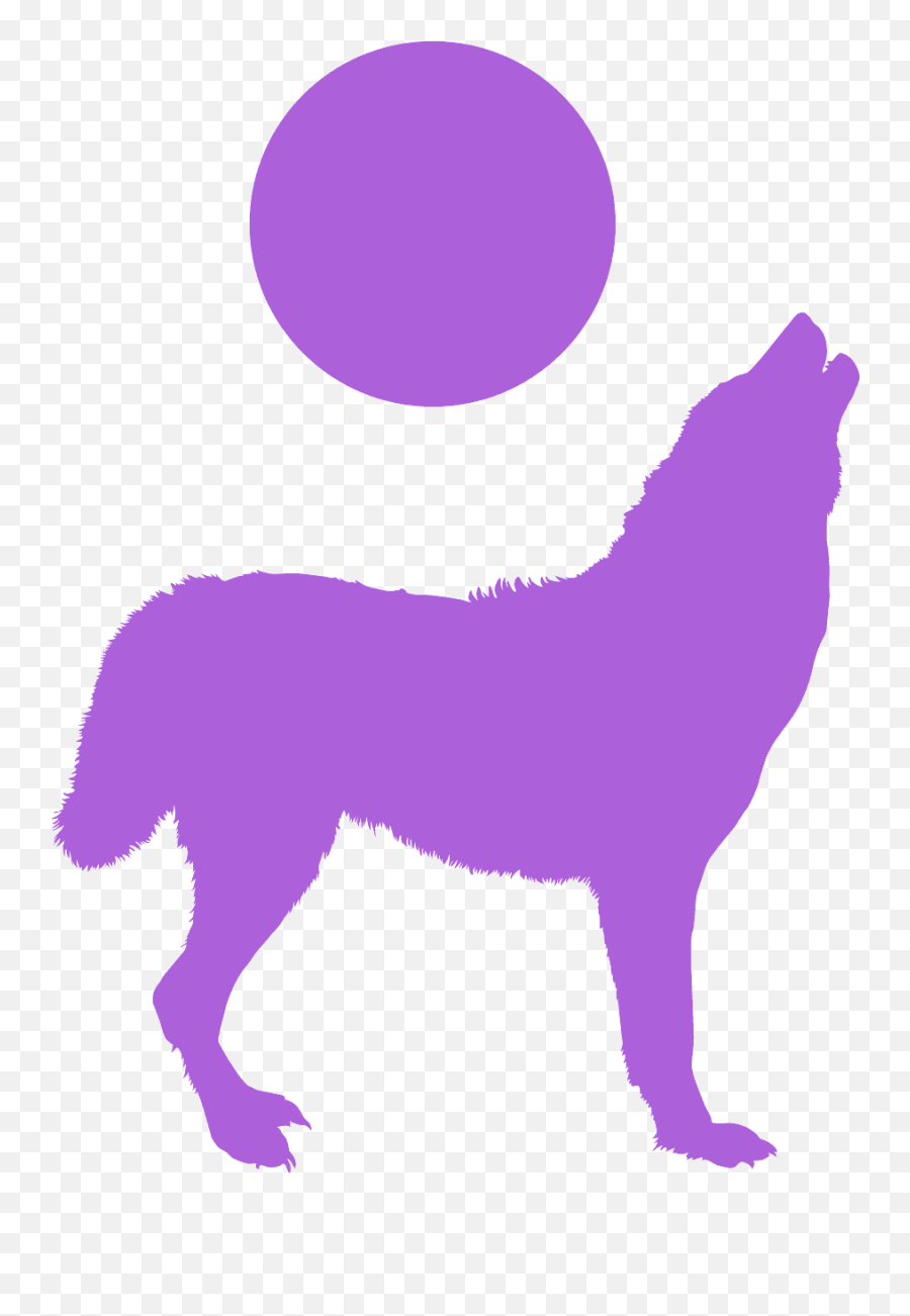 Wolf Howling - Free Vector Silhouettes Companion Dog Png,Moon Silhouette Png