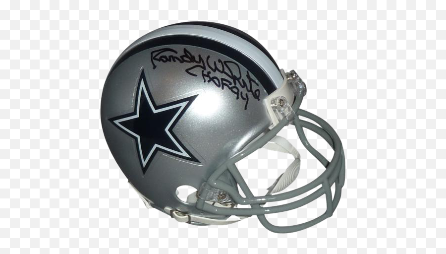 Randy White Autographed Dallas Cowboys Mini Helmet W Hof 94 - Dallas Cowboys Png,Cowboys Helmet Png