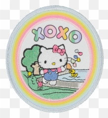 Hello Kitty Xoxo Patch - Soft Png,Xoxo Png