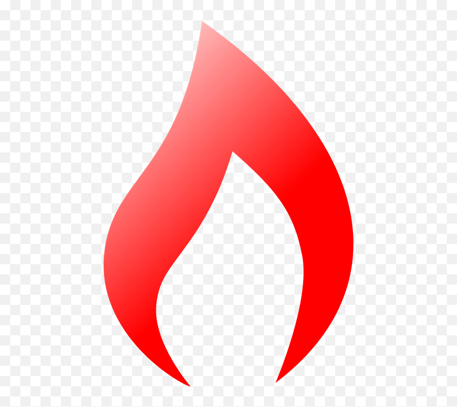Red Flame Png - Hot Flame Clip Art,Red Fire Png