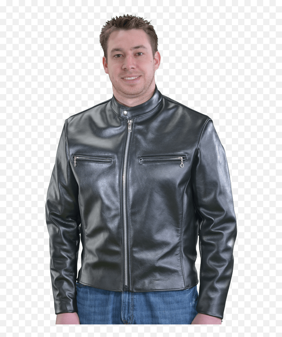 Leather Biker Motorcycle Jacket - Solid Png,Icon Denim Motorcycle Jacket