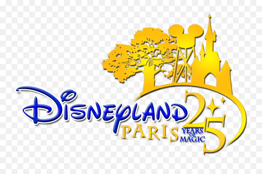 25 Years Magic Png Logo - Disneyland Paris Logo Transparent,Disneyland Png