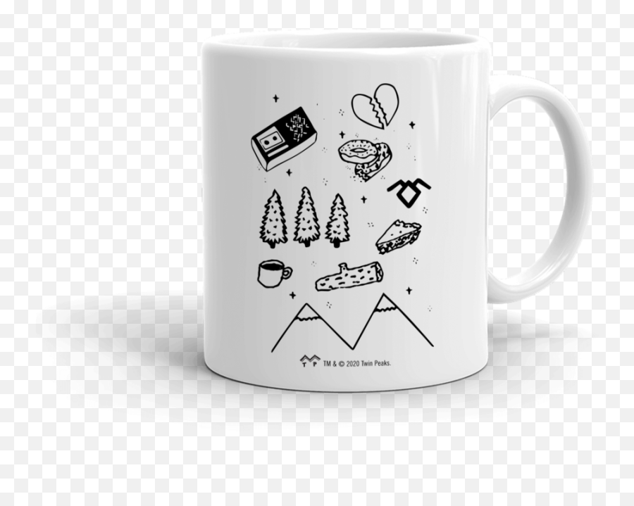 Shop Official Twin Peaks Merchandise Drinkware U2013 Showtime - Get For Birthday Mug Png,Neon Icon Straws