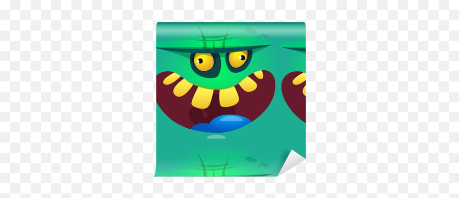 Cartoon Zombie Face Vector Icon Png Square