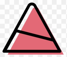 Slope Traffic Sign Free Icon Of Color - Pink Toxic png