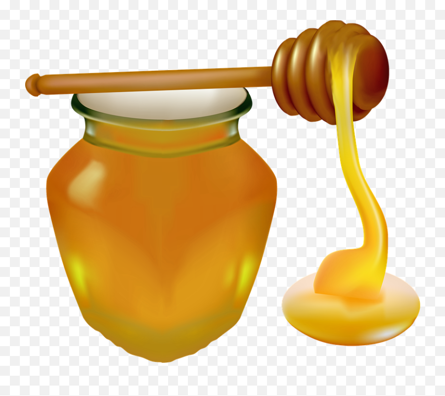 Honey Jar Spoon - Miel Png,Honey Jar Png