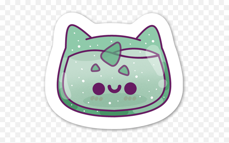 Die Cut Cute U2013 Stickerapp Shop - Cute Leaf Sticker Png,Slime Rancher Icon Top Left