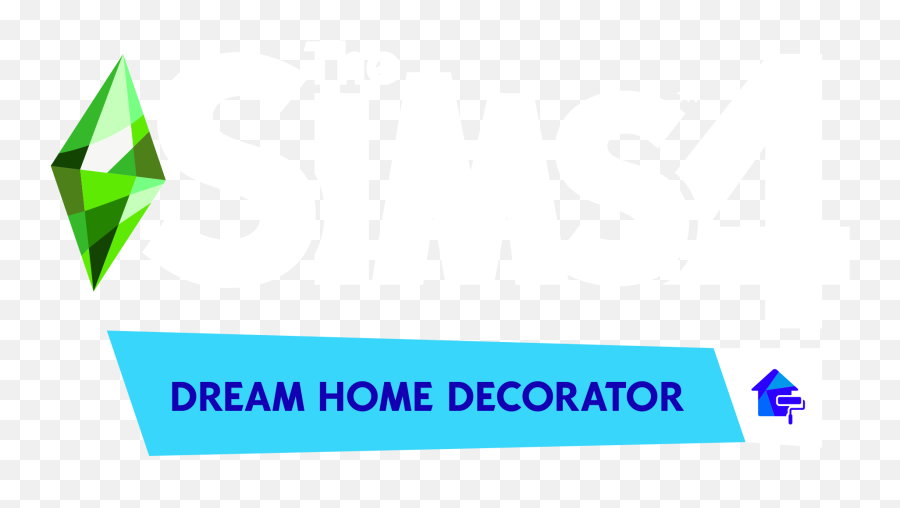 The Sims 4 Dream Home Decorator Official Logo Box Art - Sims 4 Png,Home Logo Icon