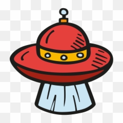 Alien Ship Beam Free Icon Of Space Hand Drawn Color - Ship Png Cartoon