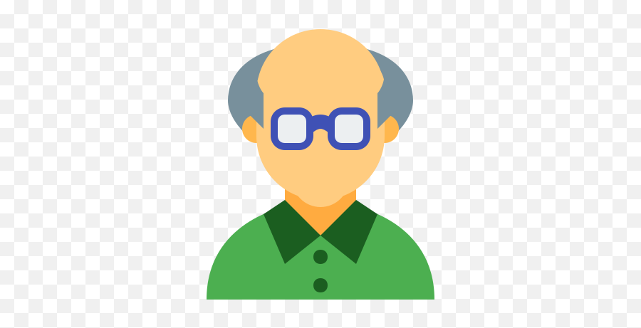 Grandpa Icon In Color Style - Baby Boomer Icon Png,Grandpa Icon